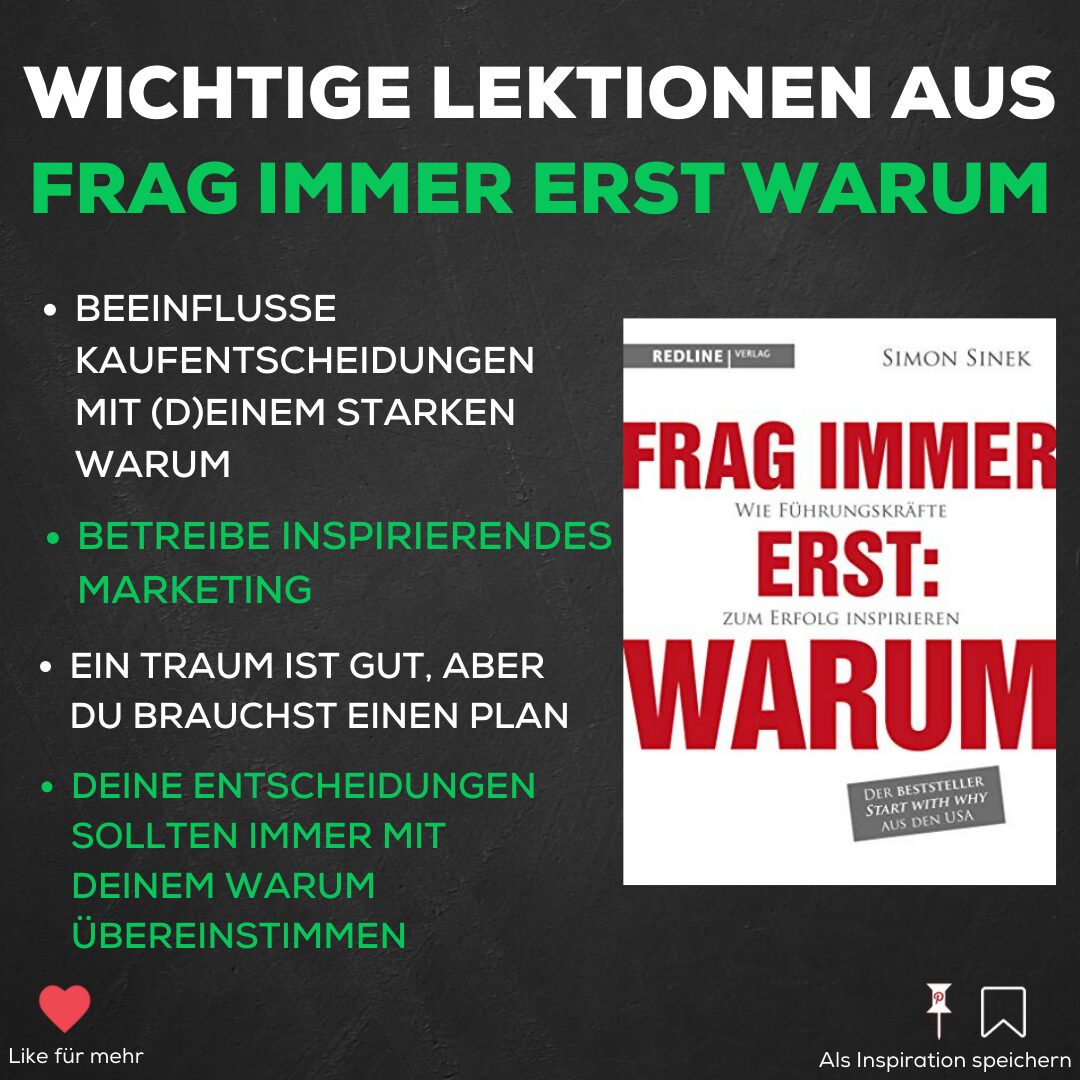 Frag immer erst: warum" von Simon Sinek