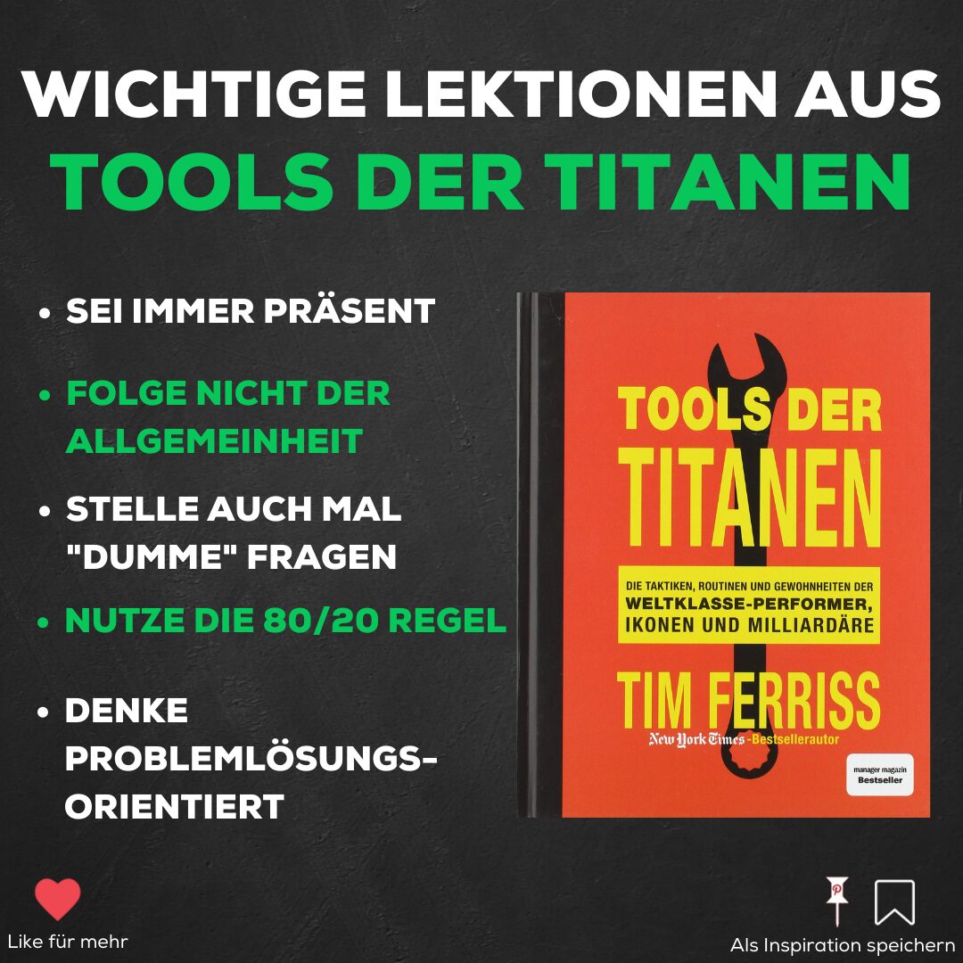 Tools der Titanen von Tim Ferriss