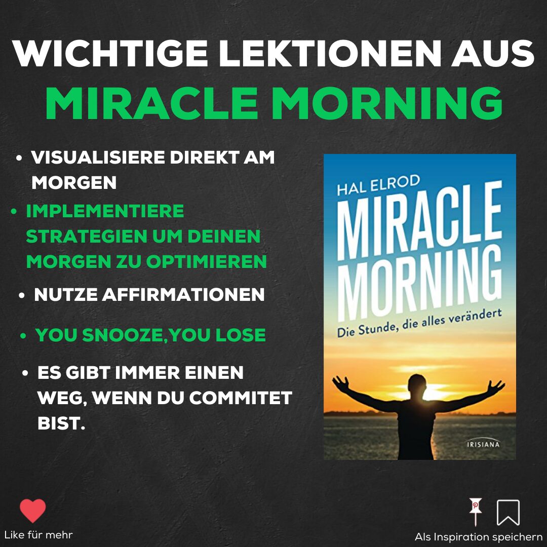 Miracle Morning von Hal Elrod